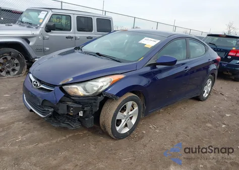 2011 Hyundai Elantra Gls from USA, damaged, VIN 5NPDH4AE8BH049920